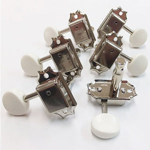 NEW Gotoh SD90-05MA Tuning Vintage Tuners Set L3+R3 OVAL Buttons 3x3 - NICKEL