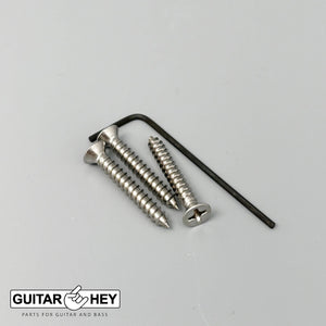 NEW Hipshot Telecaster® Retrofit Bridge 3 Mount Hole - STAINLESS STEEL