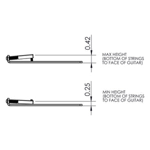 NEW Hipshot Telecaster® Retrofit Bridge 4 Mount Hole - Bender - STAINLESS STEEL