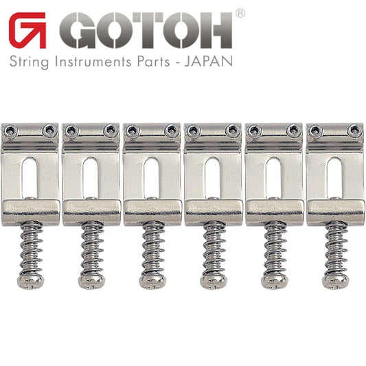 NEW Gotoh S101S Vintage Tremolo Bridge STEEL Saddles Set for Strat/Tele - NICKEL