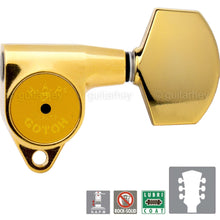 Load image into Gallery viewer, NEW Gotoh SG301-01 HAPM Adjustable Post Height Locking LARGE Buttons 3x3 - GOLD