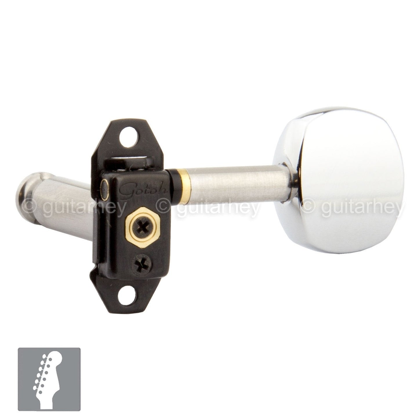 NEW Gotoh Stealth ST31-SB5 6-In-Line Lightweight Tuning Keys Set - CHROME