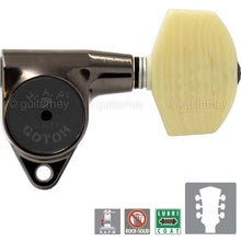 Load image into Gallery viewer, NEW Gotoh SG301-M01 HAPM Adjustable Post Height Locking IVORY 3x3 - COSMO BLACK