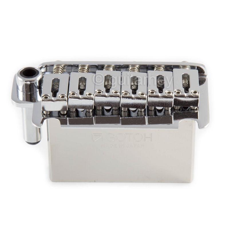 NEW Gotoh 510TS-FE1 Non-locking 2 Point Tremolo Bridge Steel Block - CHROME