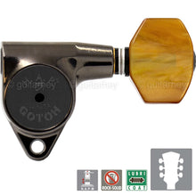 Load image into Gallery viewer, NEW Gotoh SG301-P8 HAPM Adjustable Post Height Locking AMBER 3x3 - COSMO BLACK