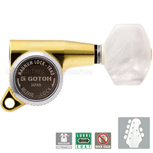 Load image into Gallery viewer, NEW Gotoh SG381-P7 MGT L4+R2 Set Mini Locking Tuners Tuning Keys 4x2 - GOLD