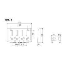 Load image into Gallery viewer, NEW Gotoh 404SJ-5 5-String Bass Bridge MULTI TONAL Steel Saddles - CHROME