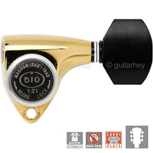 Load image into Gallery viewer, NEW Gotoh SGV510Z-EN07 MGT L3+R3 LOCKING Tuners 21:1 Gear Ratio 3x3 - GOLD