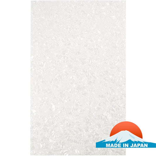 4-Ply Pickguard Sheet Blank Guitar/Bass 11.8" x 17.7" (300x450mm) WHITE PEARLOID