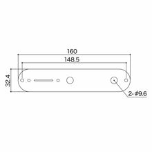 Load image into Gallery viewer, NEW GOTOH CP-10-ART-01 Engraved Control Plate for Telecaster Tele - GOLD