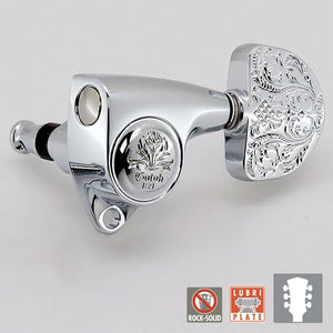 NEW Gotoh SGV510Z-A20LX Luxury Mode L3+R3 SET Tuning Keys 1:21 Ratio 3x3, CHROME