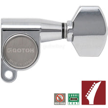 Carregar imagem no visualizador da galeria, NEW Gotoh SG360-07 Set 7 In-Line Schaller Style Mini Tuners, Tuning Keys, CHROME