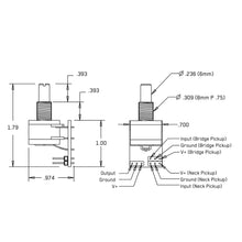 Load image into Gallery viewer, NEW EMG ABC Active Balance Control SOLID Shaft Pot (Non-X Series Pickups)