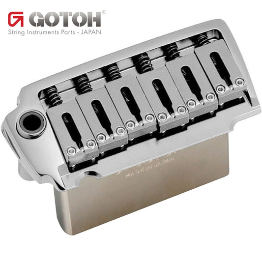 NEW Gotoh EV510TS-FE Non-locking 2 Point Tremolo Bridge w/ STEEL Block - CHROME