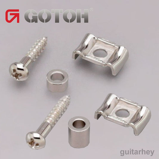 NEW Gotoh RG105 & RG130 Stamped Steel String Retainer for Guitar SET - NICKEL