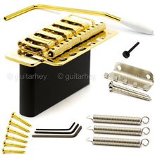 Load image into Gallery viewer, NEW Wilkinson by Gotoh VSVG Vintage Tremolo Bridge w/ Steel Block - GOLD