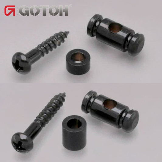 NEW Gotoh RG15 & RG30 Barrel Steel String Retainer for Guitar SET - BLACK
