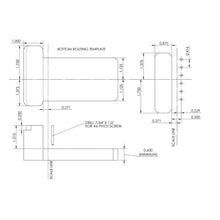 Load image into Gallery viewer, NEW Hipshot 2-1/16&quot; Synchronized Tremolo Bridge For Import Strat 0.416 - BLACK