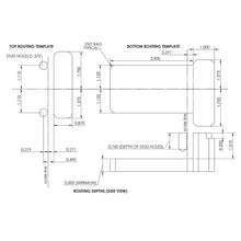 Load image into Gallery viewer, NEW Hipshot 2 Point TREMOLO for Fender American Stratocaster Strat - BLACK