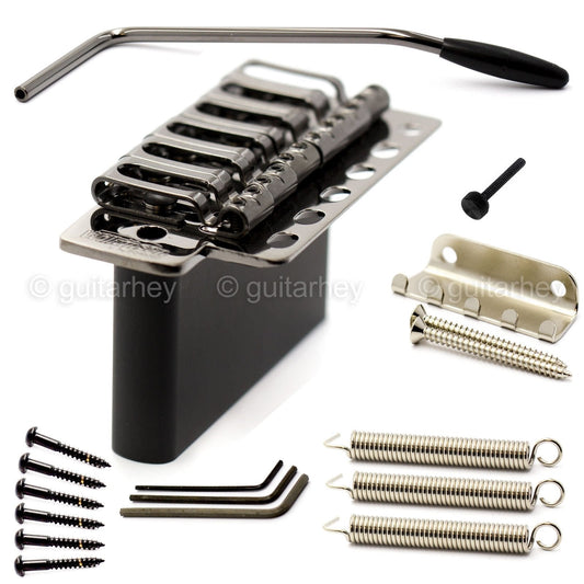NEW Wilkinson by Gotoh VSVG Vintage Tremolo Bridge w/ Steel Block - COSMO BLACK