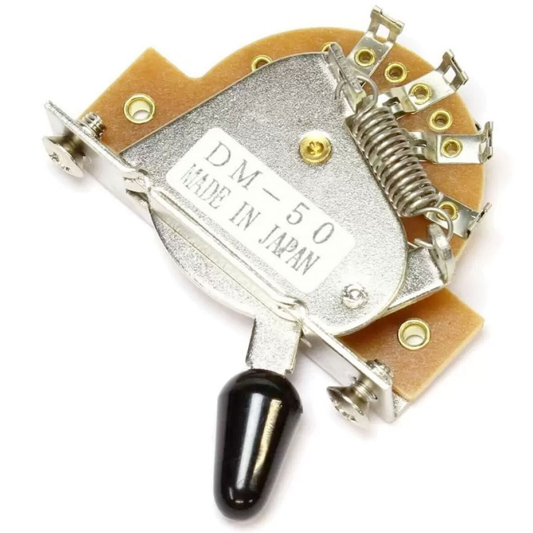 NEW 5-Way Switch DM-50S Vintage Style Lever Nickel Contacts Made in Japan