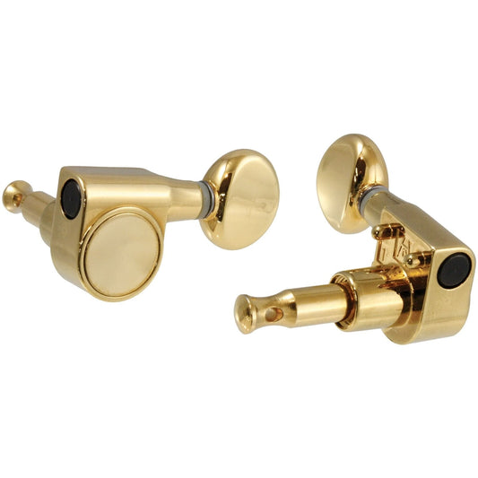 NEW 6-In-Line Tuning Keys For Squier Ibanez Import Style 2 Mounting PINS - GOLD