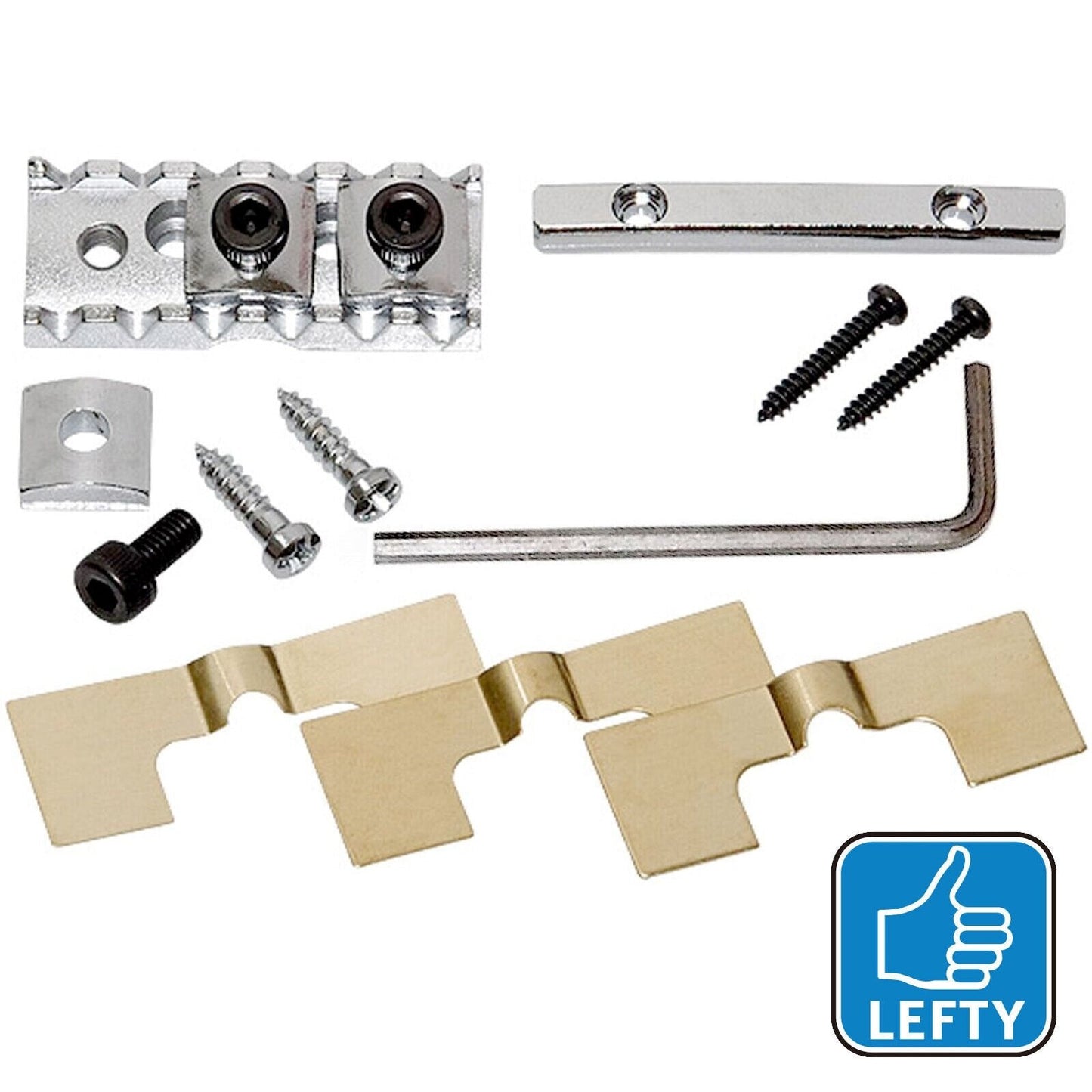 NEW Gotoh FGR-2 LEFTY Locking Nut Top mount type - 1-5/8"(R2) 41mm - CHROME