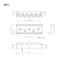 Carregar imagem no visualizador da galeria, NEW Gotoh GHL-1 LEFTY Locking Nut Through neck type - 1-11/16&quot;(R4) 43mm - CHROME