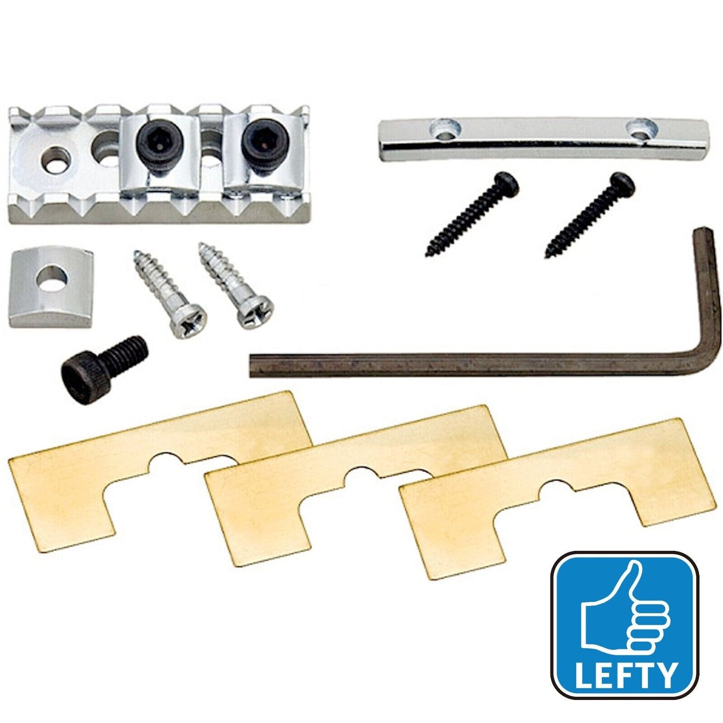 NEW Gotoh GHL-2 LEFTY Locking Nut Top mount type - 1-11/16"(R4) 43mm - CHROME