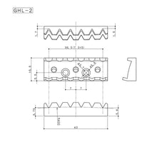 Load image into Gallery viewer, NEW Gotoh GHL-2 LEFTY Locking Nut Top mount type - 1-11/16&quot;(R4) 43mm - CHROME