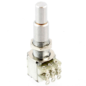 (1) 250k/250k Audio Taper 6mm/8mm Concentric Guitar/Bass Control Potentiometer