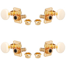 Load image into Gallery viewer, NEW Gotoh UK12 Super Lightweight Ukulele Tuning Keys SET, Ivory Buttons - GOLD