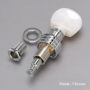 NEW Gotoh SPBJ-4-PW Sealed PLANETARY Banjo Tuning Keys White Pearl Knob - CHROME