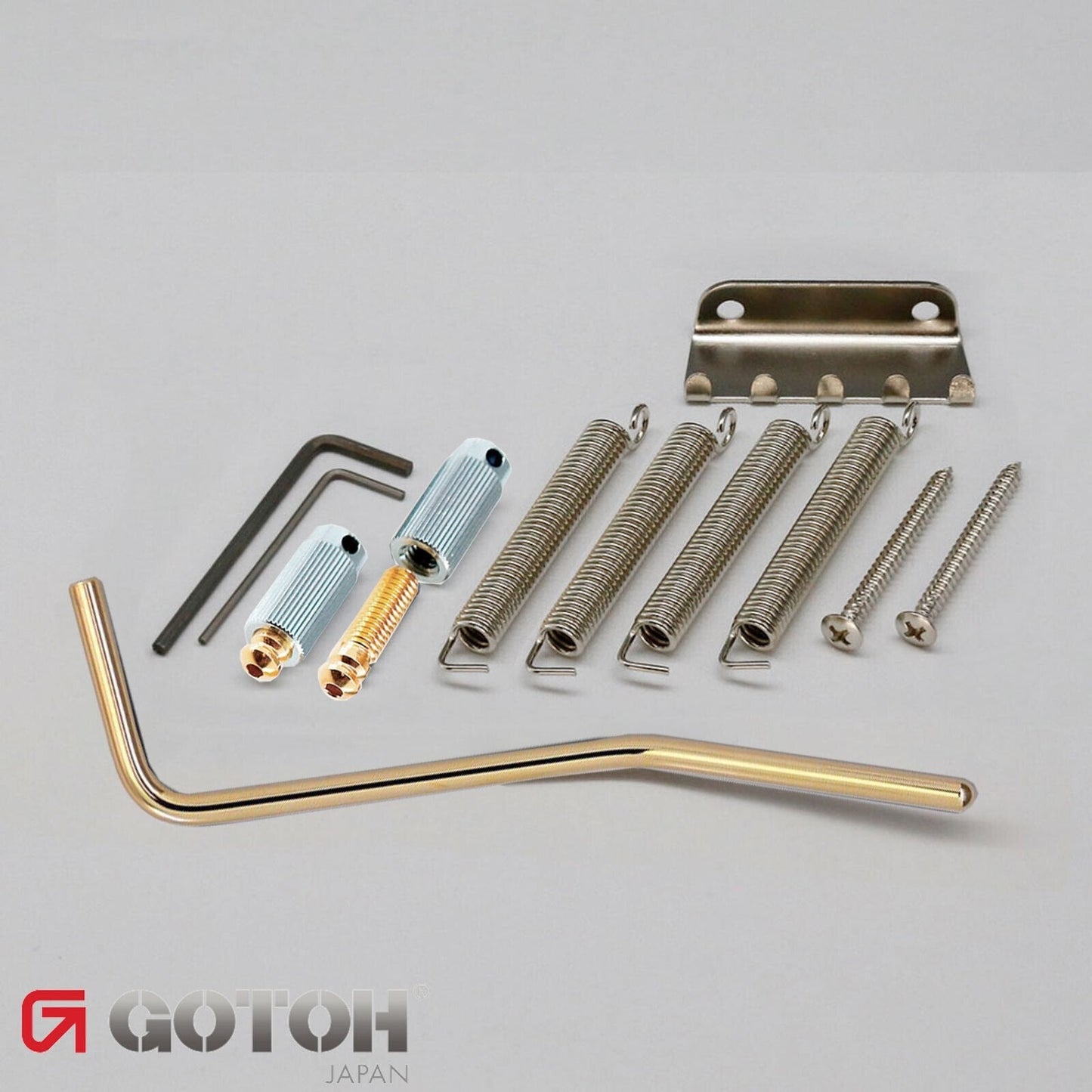 NEW Gotoh NS510TS-FE7 Non-locking 2 Point 7-STRING Tremolo Bridge 10.5mm - GOLD