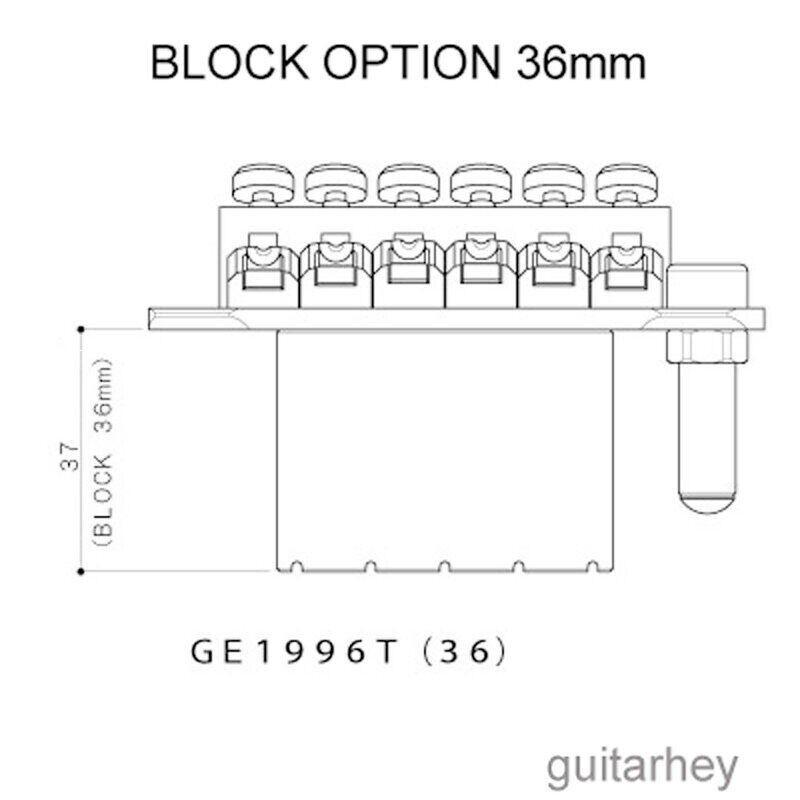 NEW Gotoh Ge1996T Floyd Rose Tremolo LEFTY Guitar Bridge LEFT HANDED - GOLD