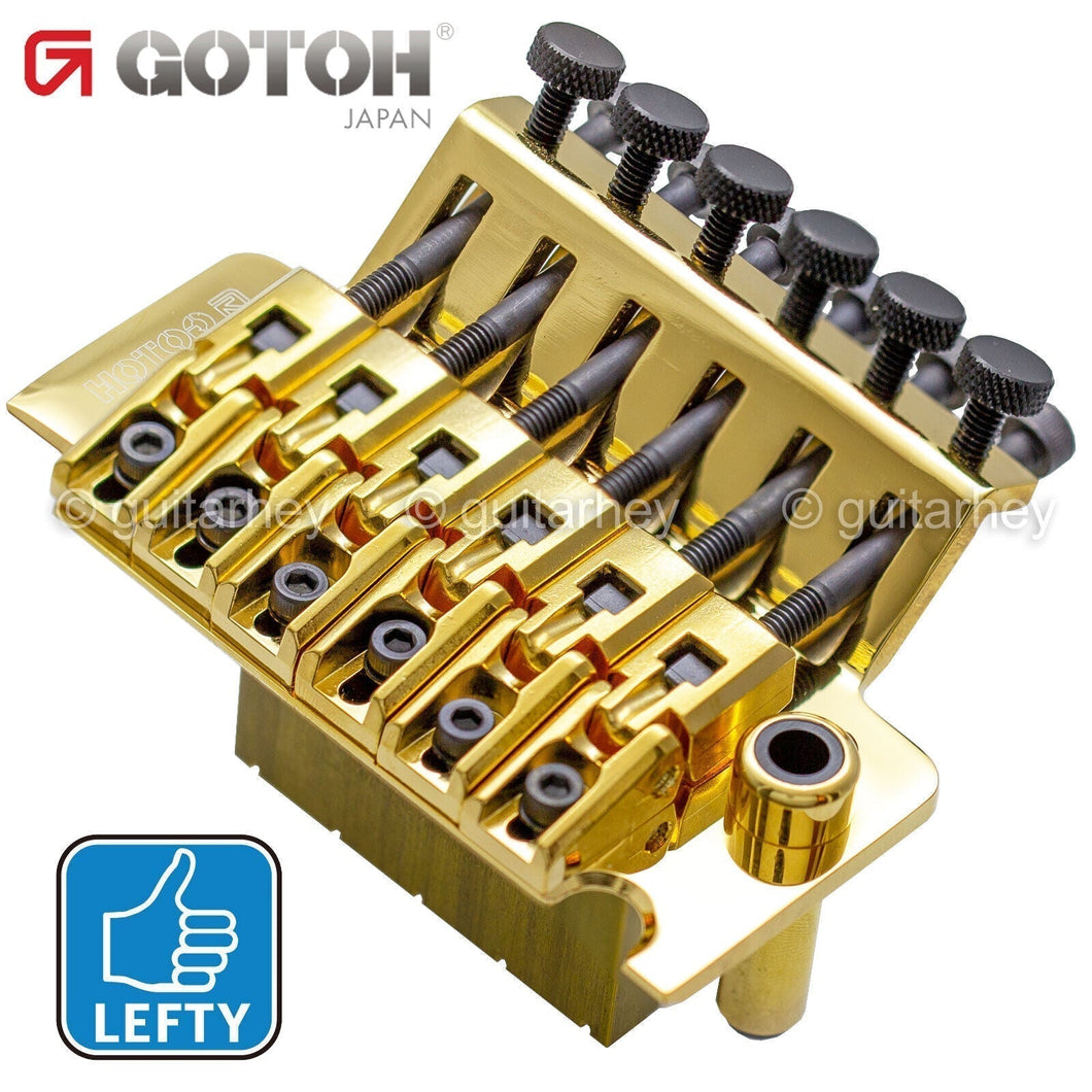 NEW Gotoh Ge1996T Floyd Rose Tremolo LEFTY Guitar Bridge LEFT HANDED - GOLD