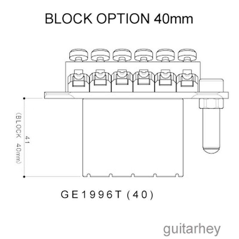 NEW Gotoh Ge1996T Floyd Rose Tremolo LEFTY Guitar Bridge LEFT HANDED - GOLD