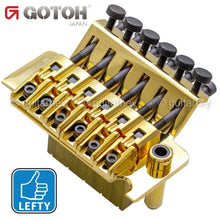 Load image into Gallery viewer, NEW Gotoh Ge1996T Floyd Rose Tremolo LEFTY Guitar Bridge LEFT HANDED - GOLD