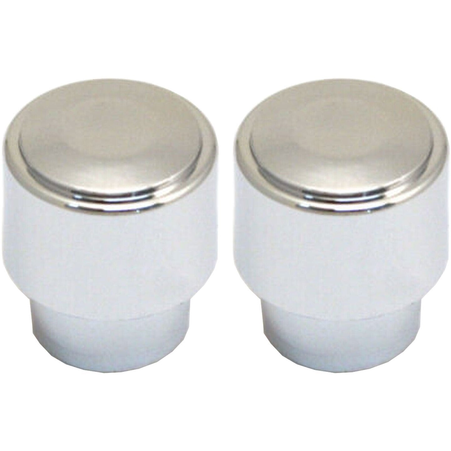 (2) Vintage-Style Round Knobs for USA Switch for Telecaster® - CHROME