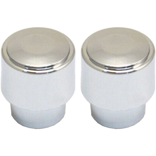 (2) Vintage-Style Round Knobs for USA Switch for Telecaster® - CHROME