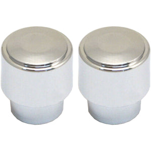 (2) Vintage-Style Round Knobs for USA Switch for Telecaster® - CHROME