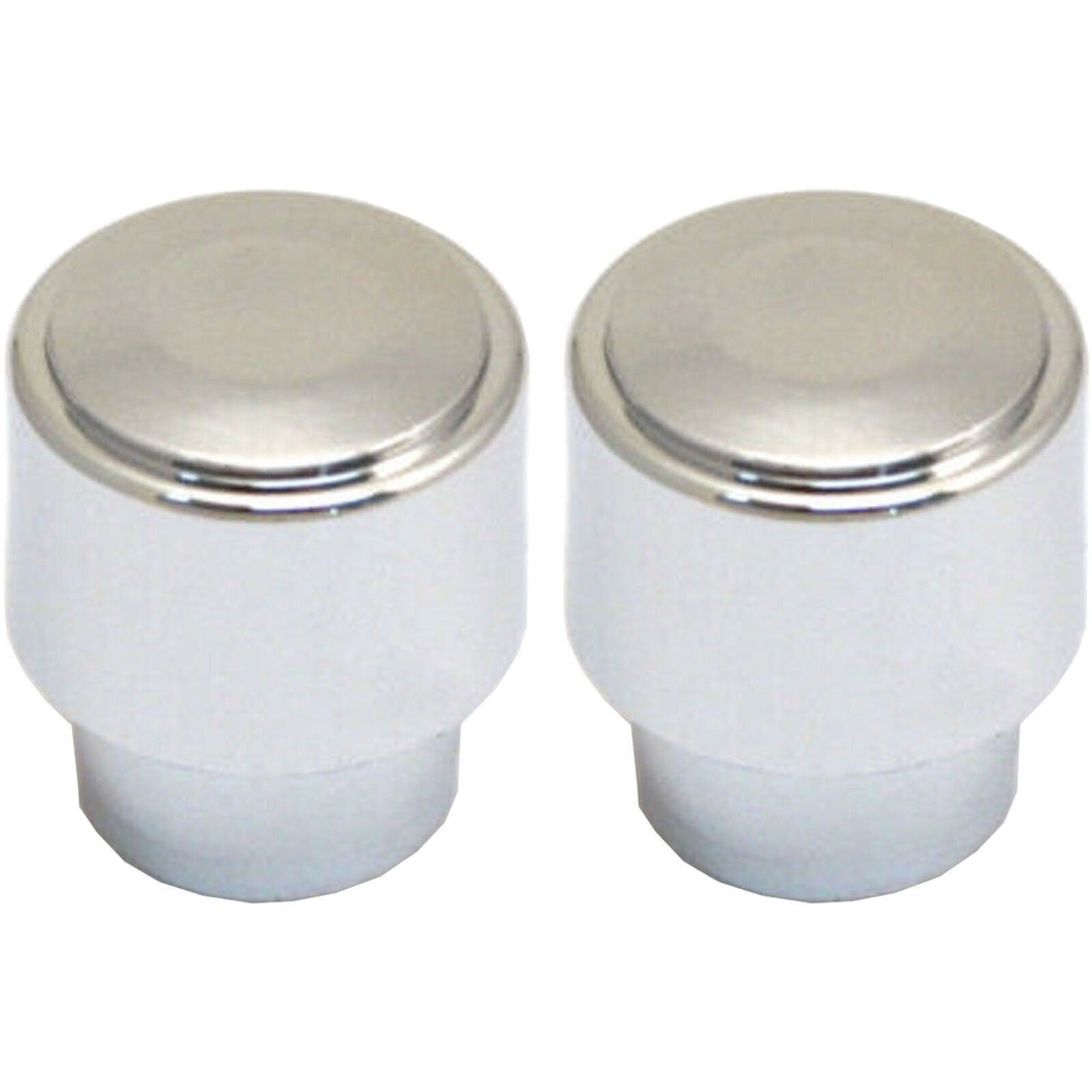 (2) Vintage-Style Round Knobs for USA Switch for Telecaster® - CHROME
