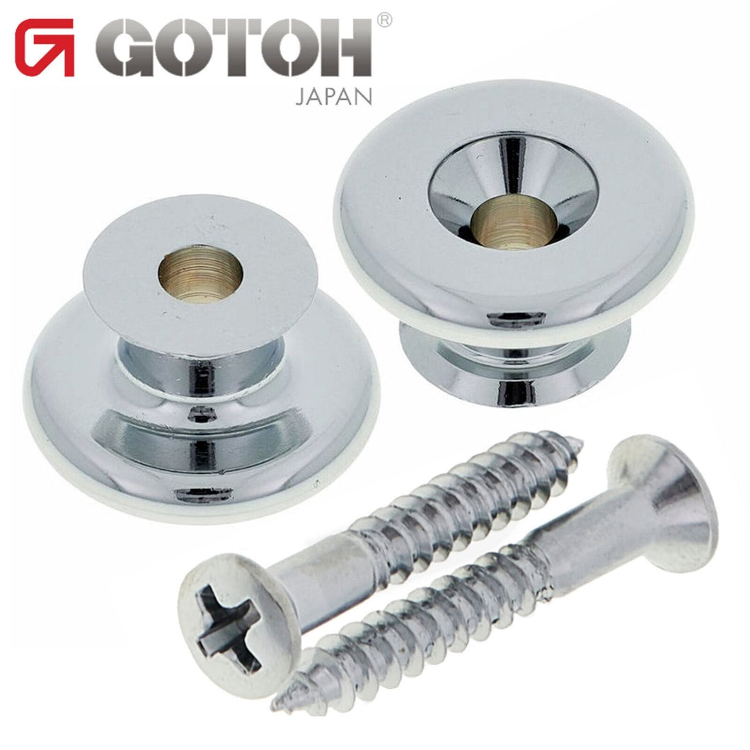 NEW Gotoh EP-B3 End Pins Oversized Strap Button for Guitar & Bass - CHROME