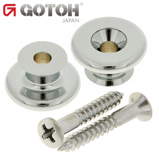 NEW Gotoh EP-B3 End Pins Oversized Strap Button for Guitar & Bass - NICKEL