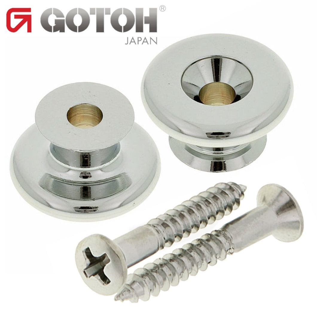 NEW Gotoh EP-B3 End Pins Oversized Strap Button for Guitar & Bass - NICKEL