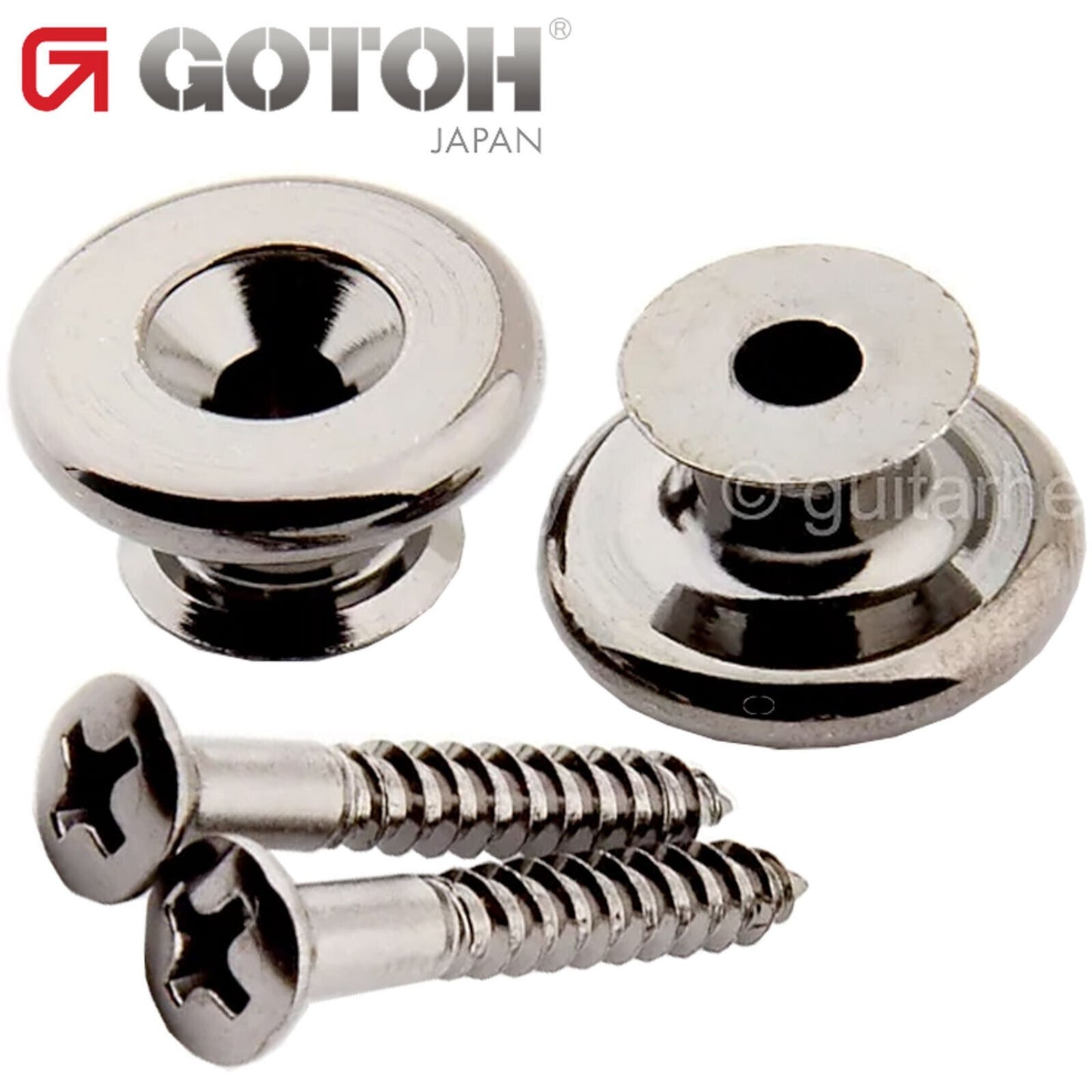 NEW Gotoh EP-B3 End Pins Oversized Strap Button for Guitar & Bass - COSMO BLACK