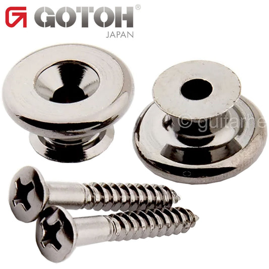 NEW Gotoh EP-B3 End Pins Oversized Strap Button for Guitar & Bass - COSMO BLACK