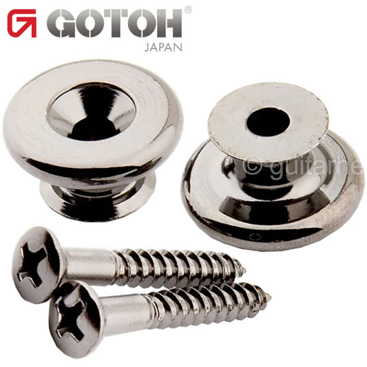 NEW Gotoh EP-B3 End Pins Oversized Strap Button for Guitar & Bass - COSMO BLACK