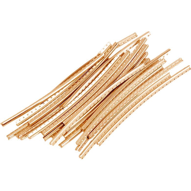 NEW Hosco 24 pcs Pre-Cut MEDIUM Guitar Fret Wire Phosphor Bronze, Radius : 250mm