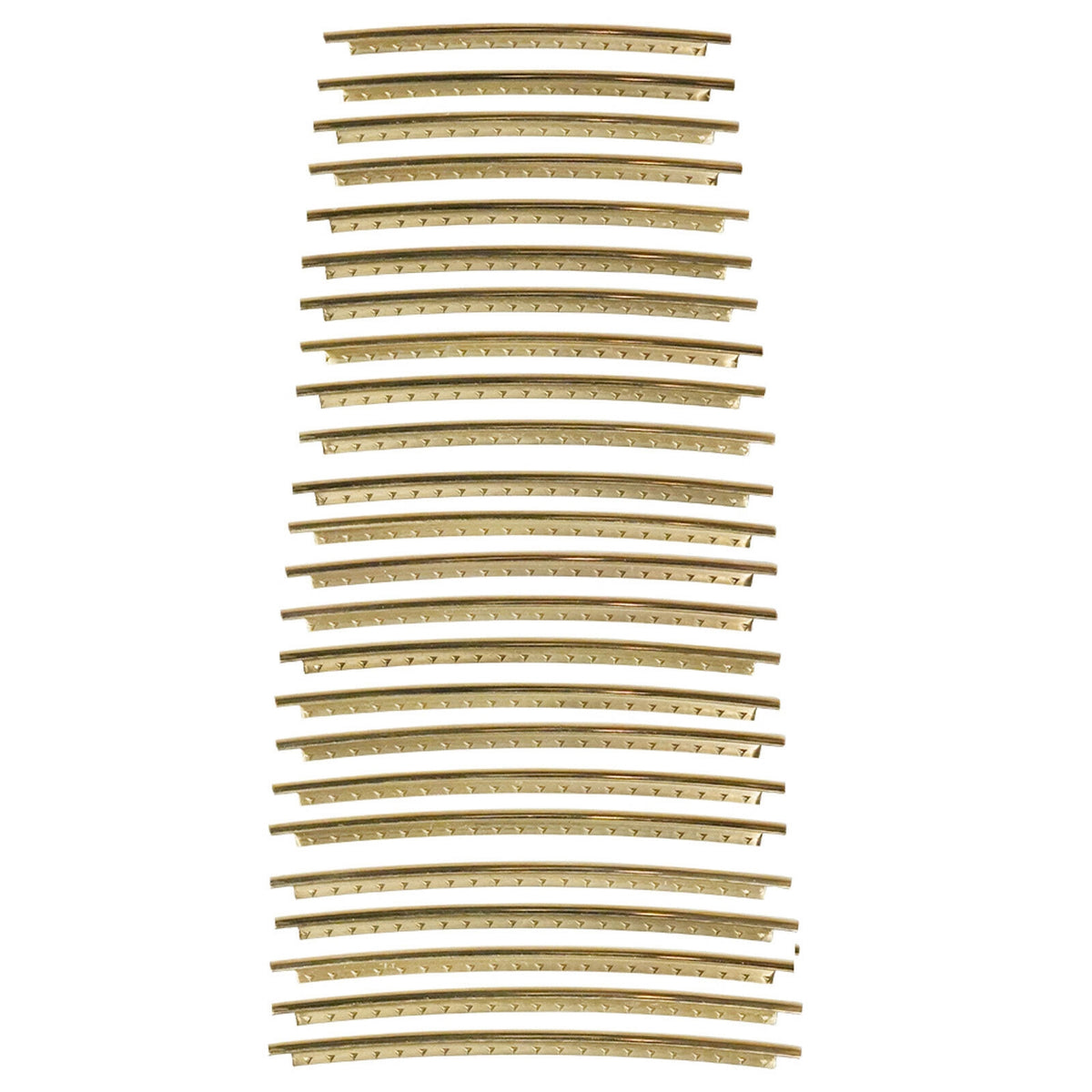 NEW Hosco 24 pcs Pre-Cut MEDIUM Guitar Fret Wire Phosphor Bronze, Radius : 250mm